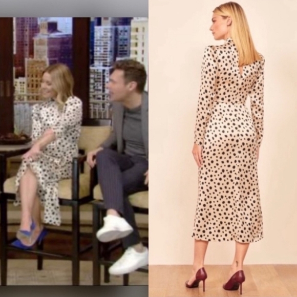 REFORMATION CARMELINA SILK DRESS - Picture 6 of 15